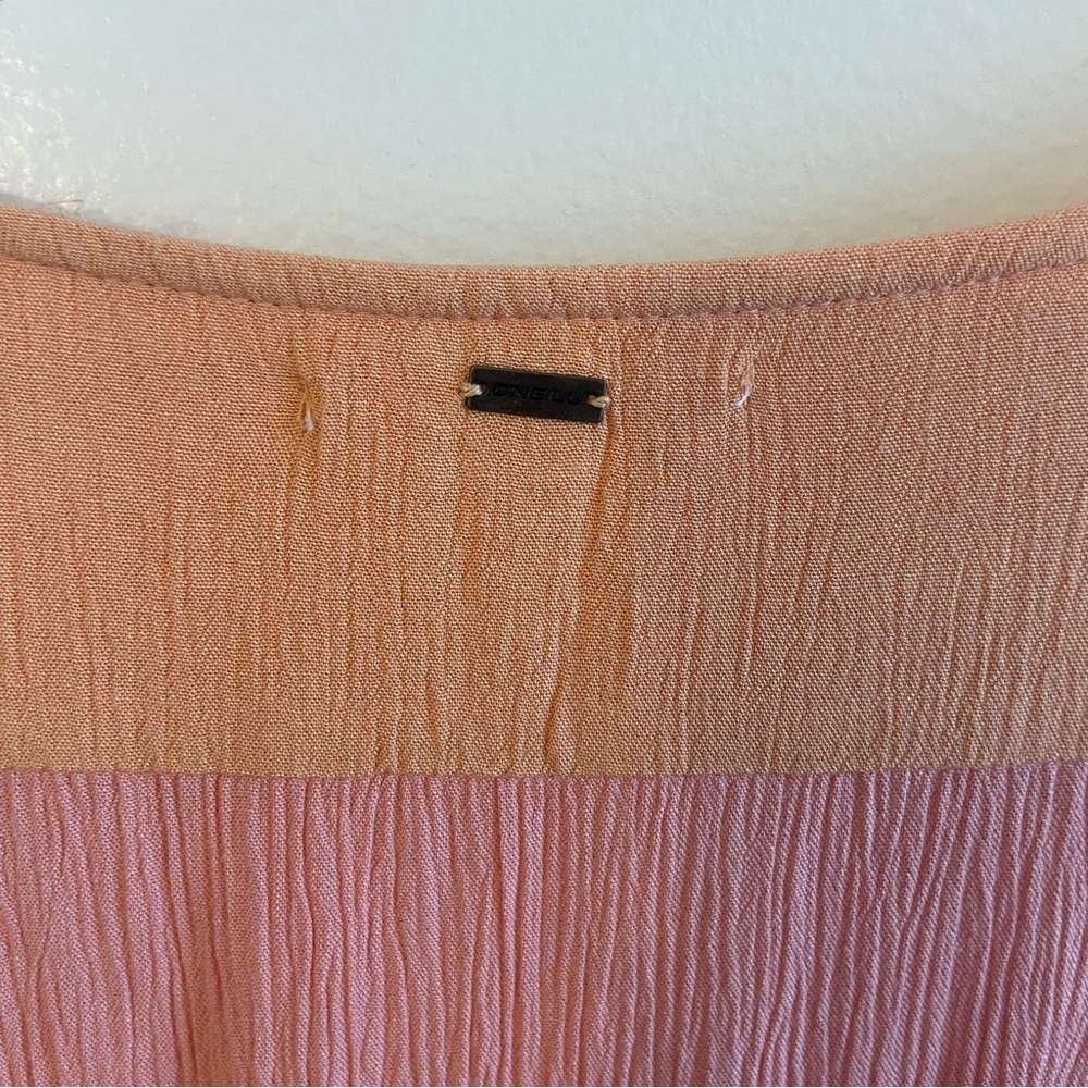 O'Neill Peach and Yellow Colorblock Dress size XS - Picture 9 of 11